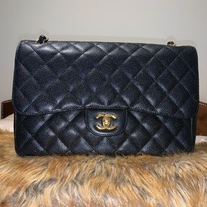 Chanel Jumbo Caviar Bag